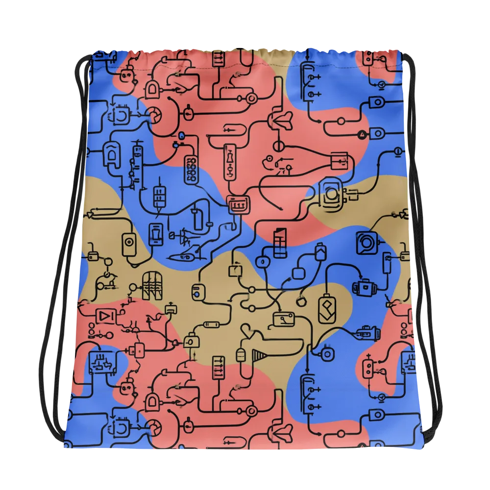 Analog Bloom on Drawstring Bag — Photo