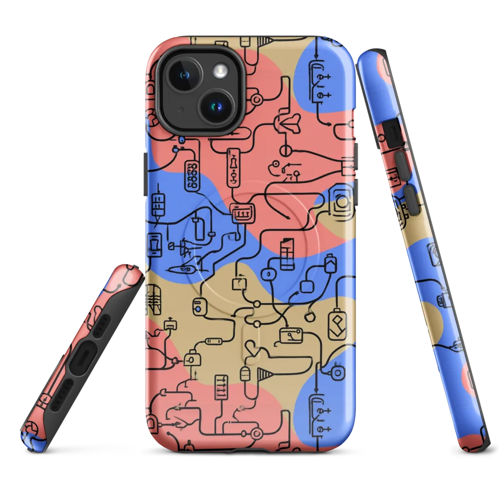 Analog Bloom on MagSafe Tough Case for iPhone® — Front