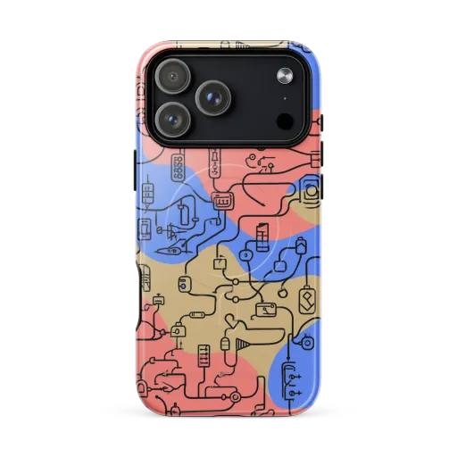 Analog Bloom on a MagSafe Tough Case for iPhone®