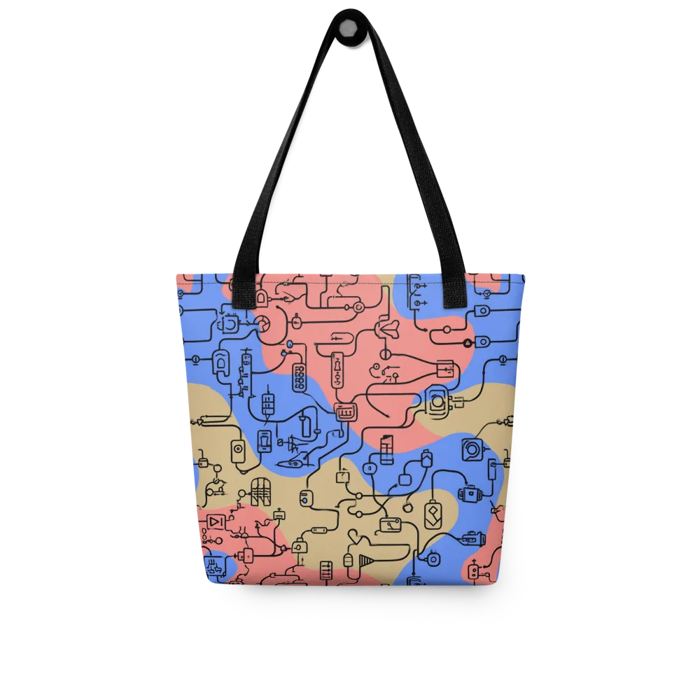 Analog Bloom on Tote Bag — Front