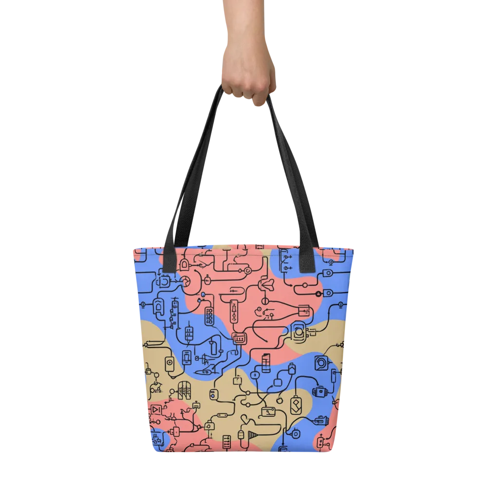 Analog Bloom on Tote Bag — Front