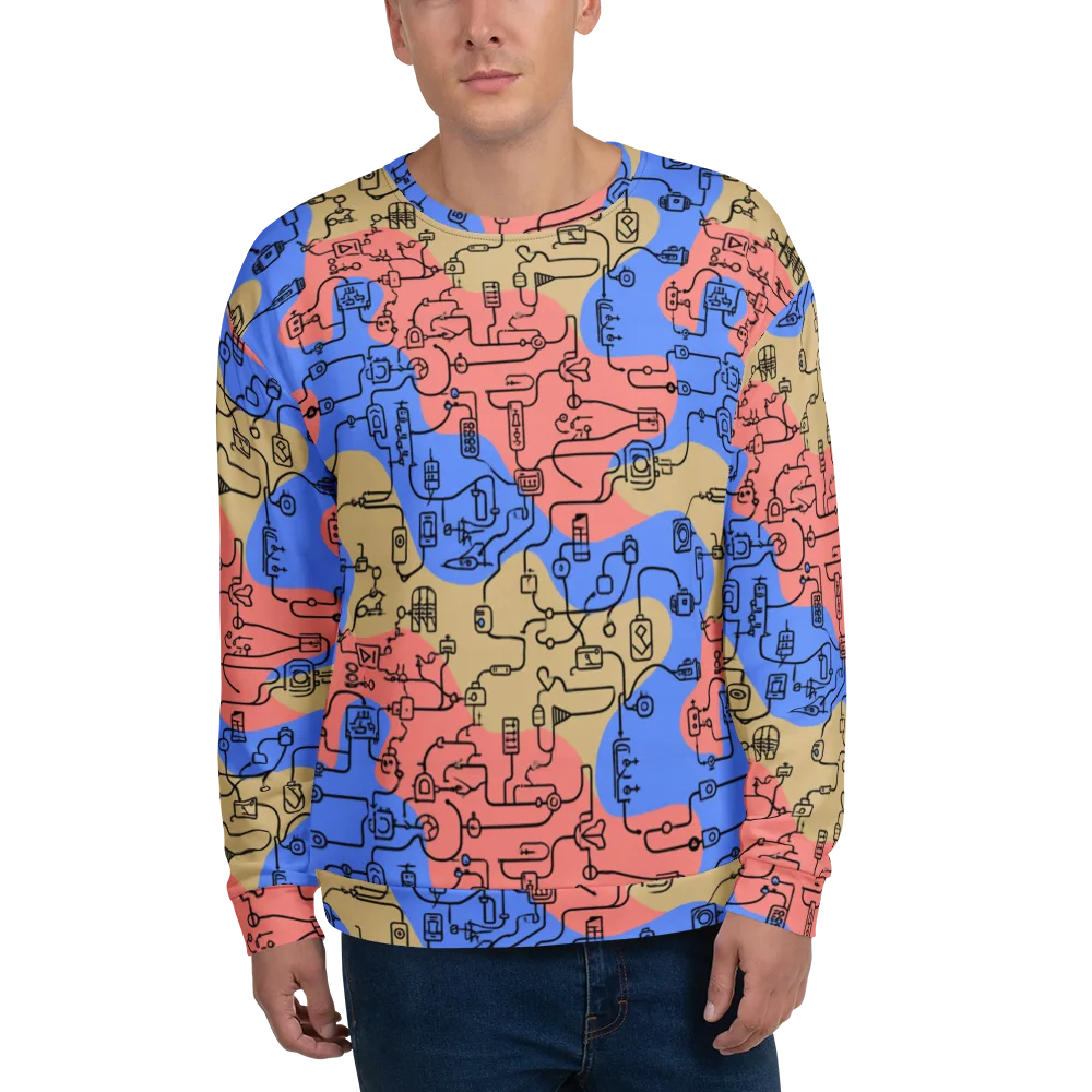 Analog Bloom on Sweatshirt — Front