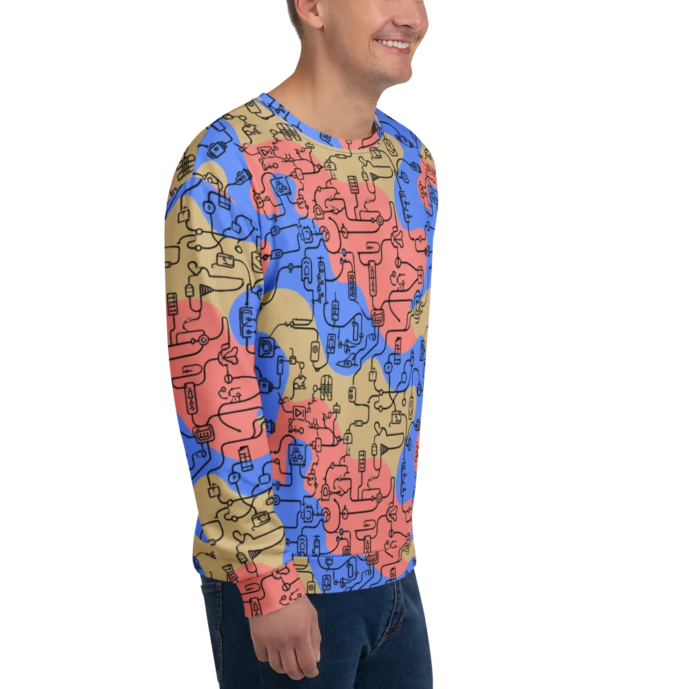 Analog Bloom on Sweatshirt — Right Front