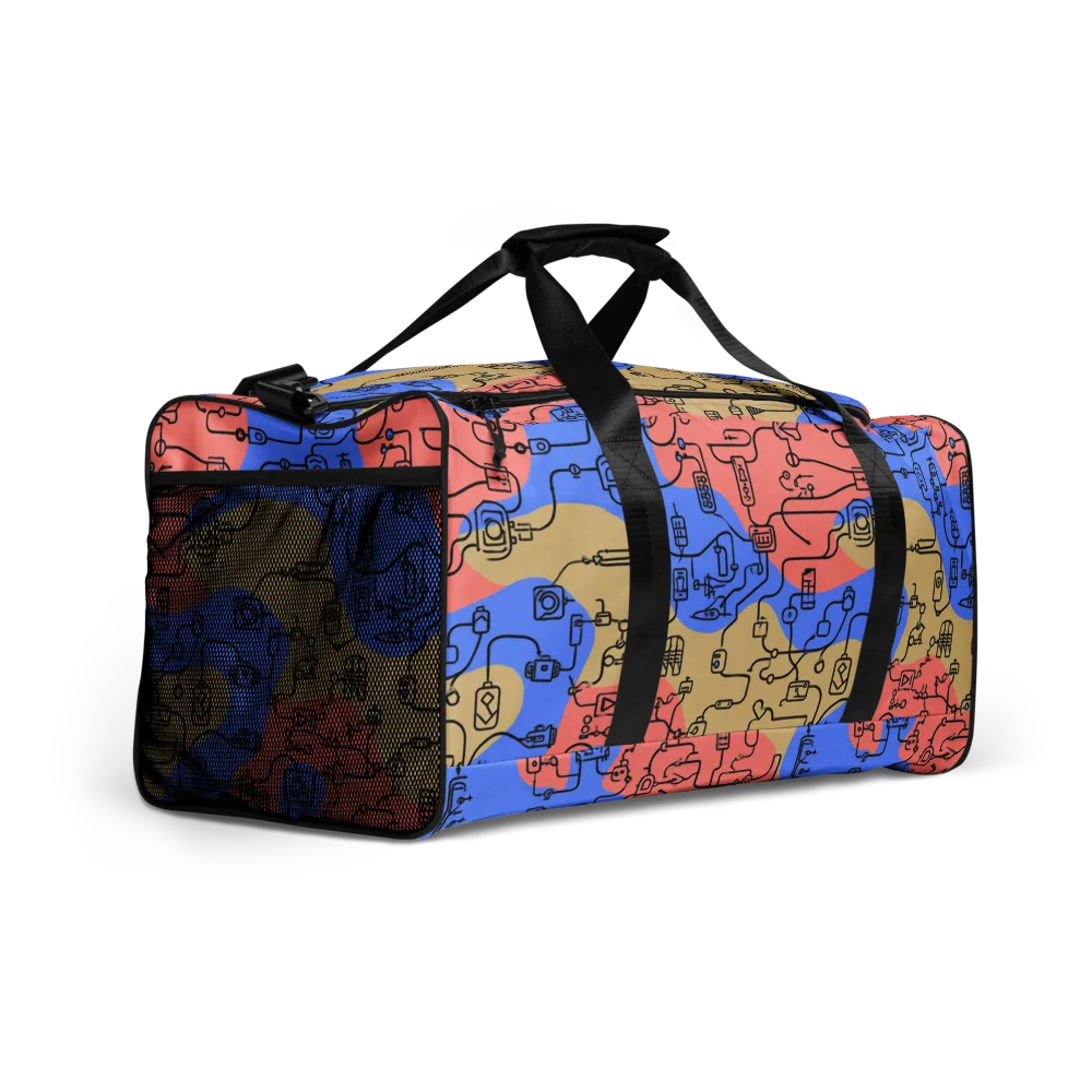 Analog Bloom on Duffle Bag — Right Front