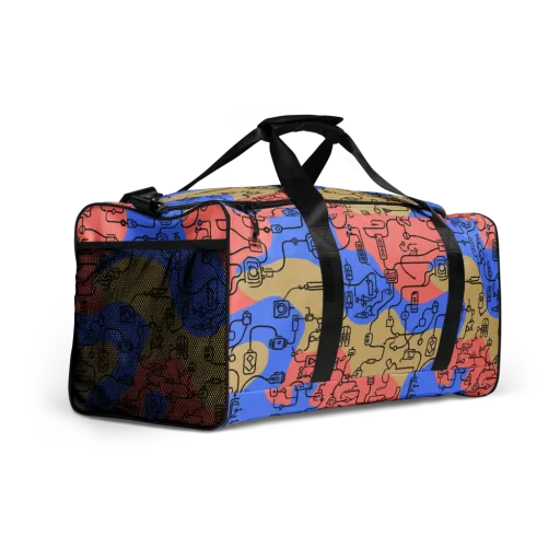 Analog Bloom on a Duffle Bag