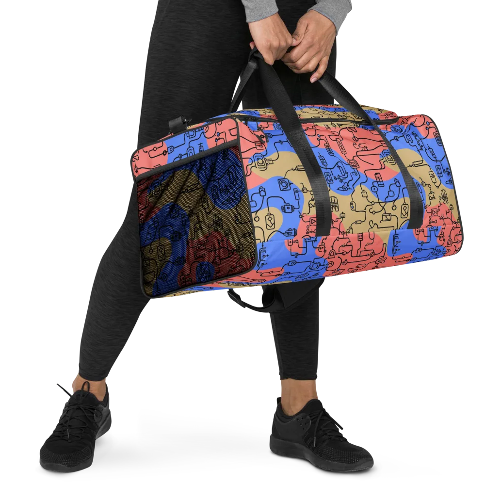 Analog Bloom on Duffle Bag — Right Front