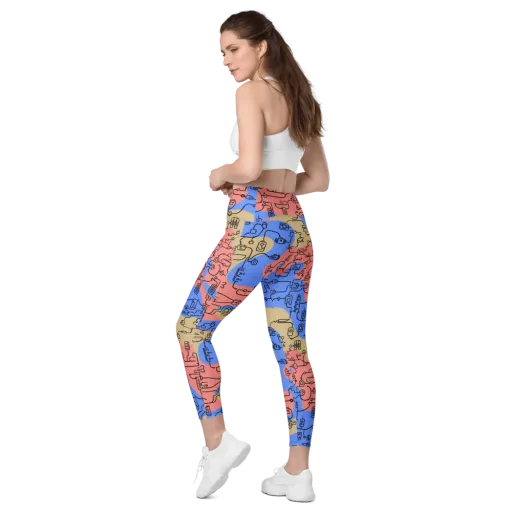 Analog Bloom on a Leggings with Pockets