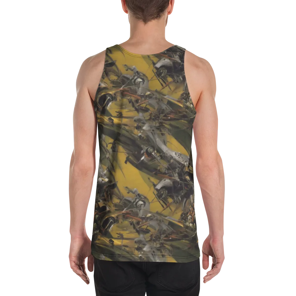 Ochre Momentum on Men's Tank Top — Back