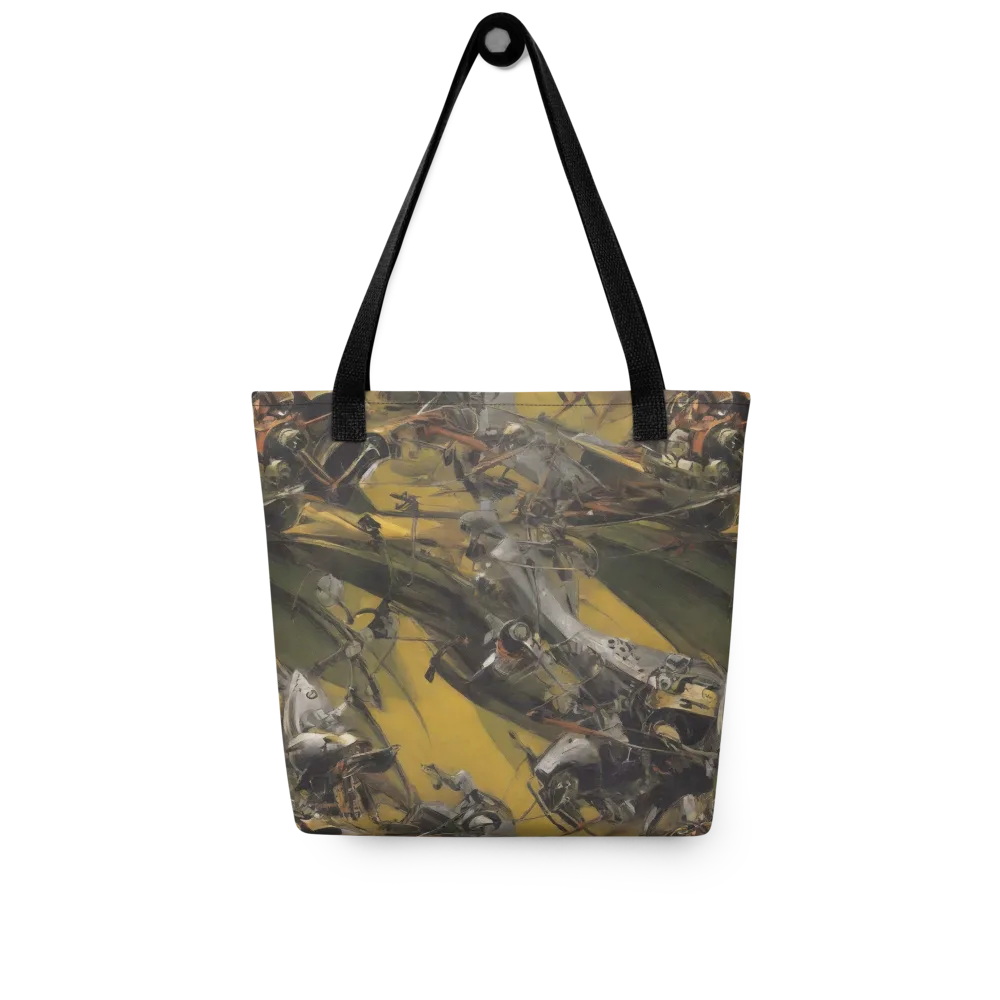 Ochre Momentum on Tote Bag — Front