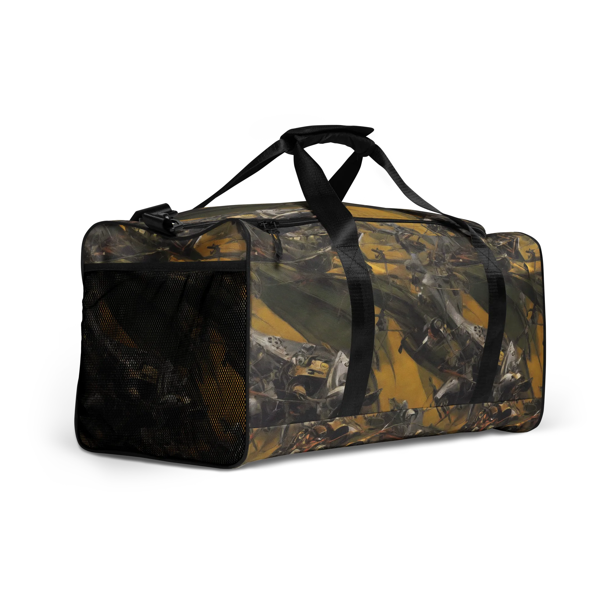 Ochre Momentum on Duffle Bag — Right Front
