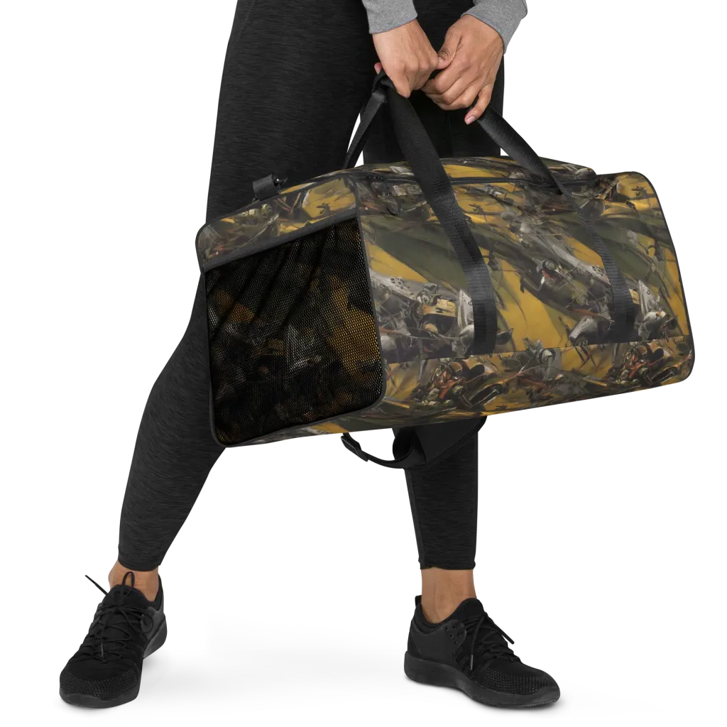 Ochre Momentum on Duffle Bag — Right Front