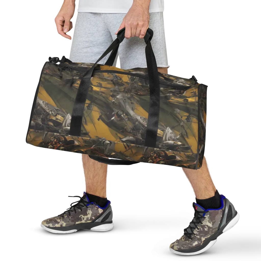 Ochre Momentum on Duffle Bag — Front