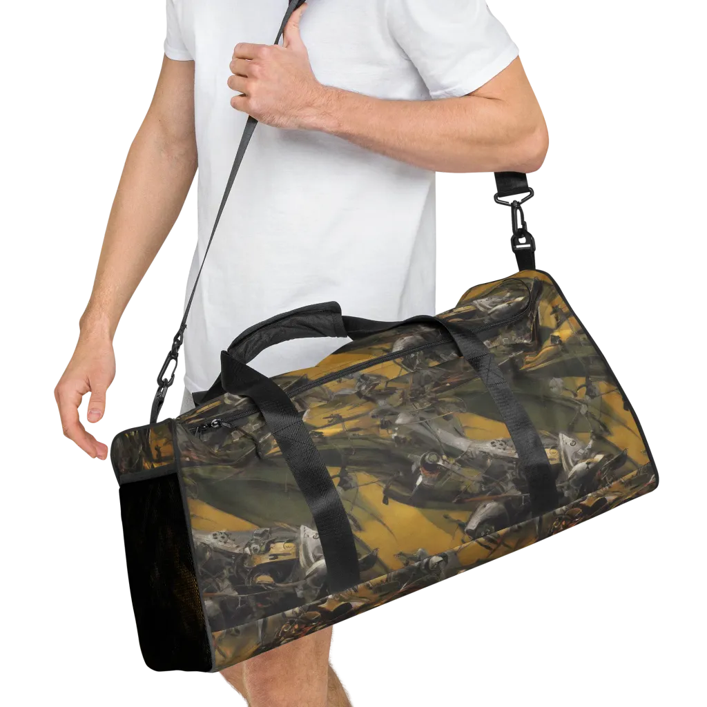 Ochre Momentum on Duffle Bag — Right Front
