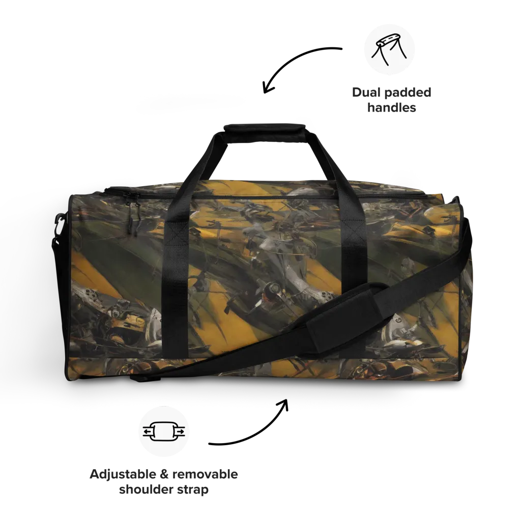 Ochre Momentum on Duffle Bag — Front