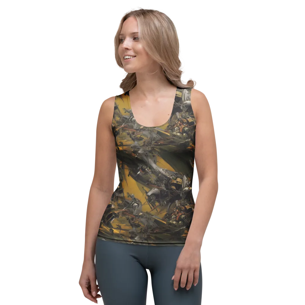 Ochre Momentum on Women's Tank Top — Front