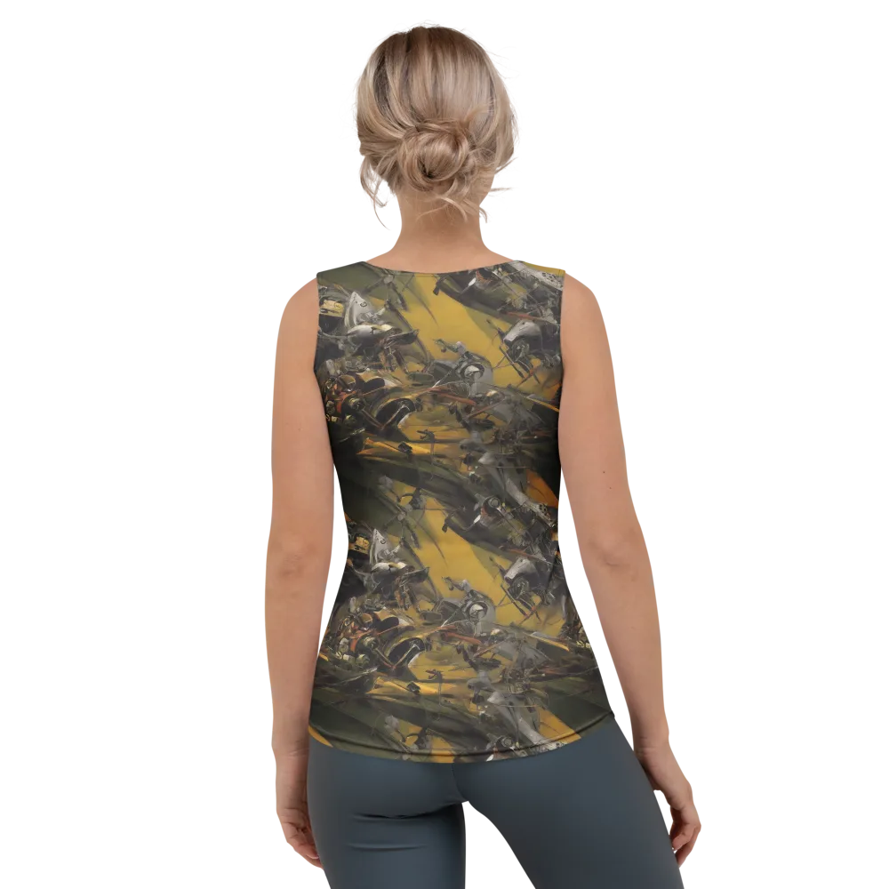 Ochre Momentum on Women's Tank Top — Back