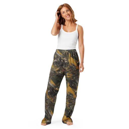 Ochre Momentum on a Women's Pajama Pants