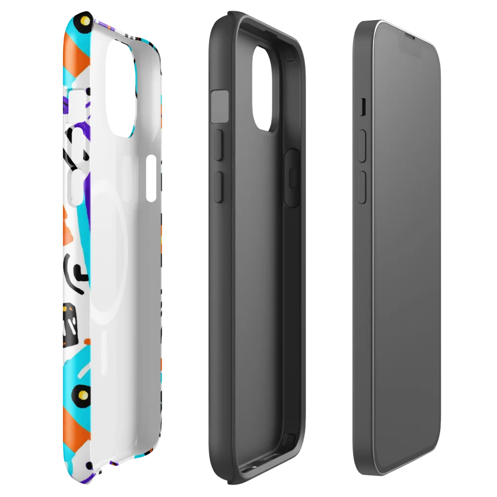 Robo Rave on MagSafe Tough Case for iPhone® — Front