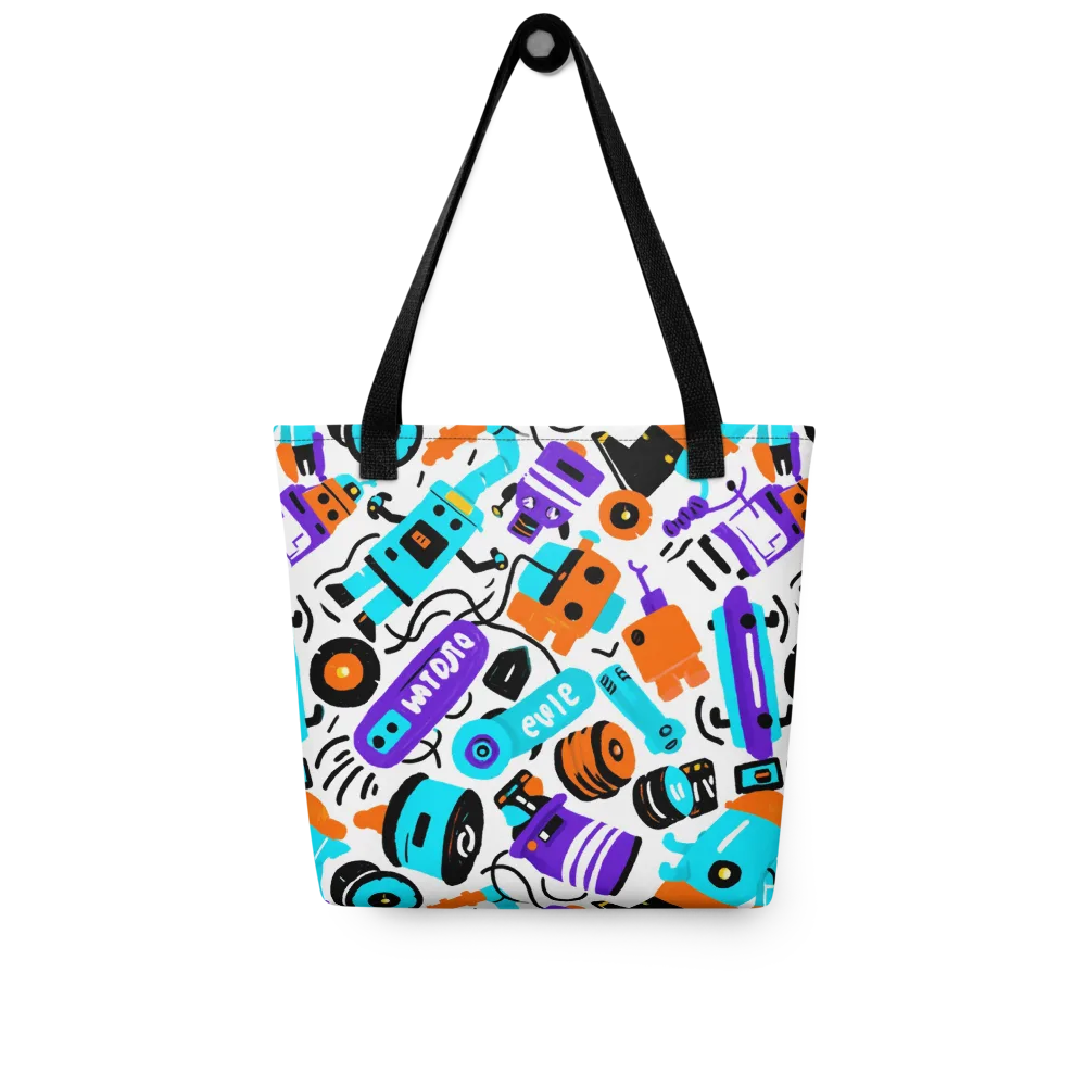 Robo Rave on Tote Bag — Front