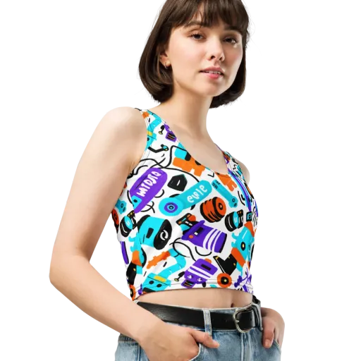 Robo Rave on a Crop Top