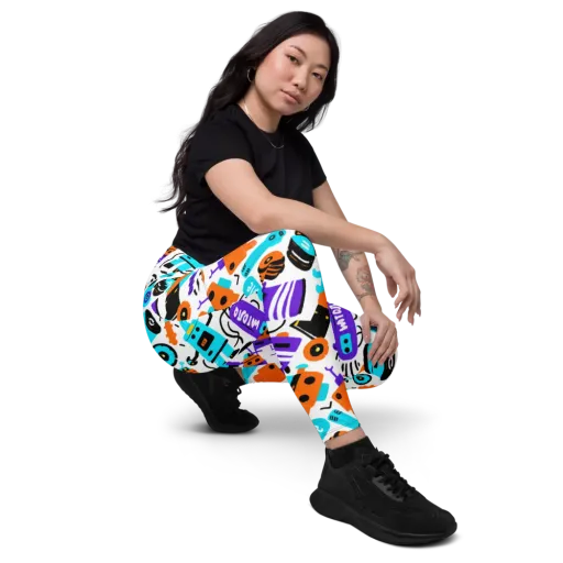 Robo Rave on a Leggings with Pockets