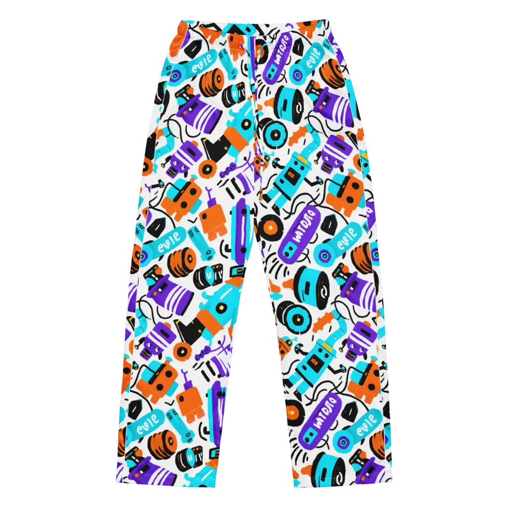 Robo Rave on Women's Pajama Pants — Front