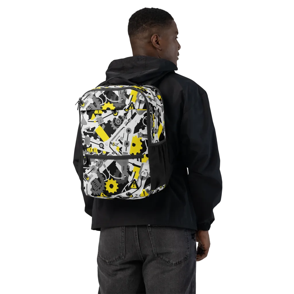 Chrome Hazard on Utility Backpack — Back