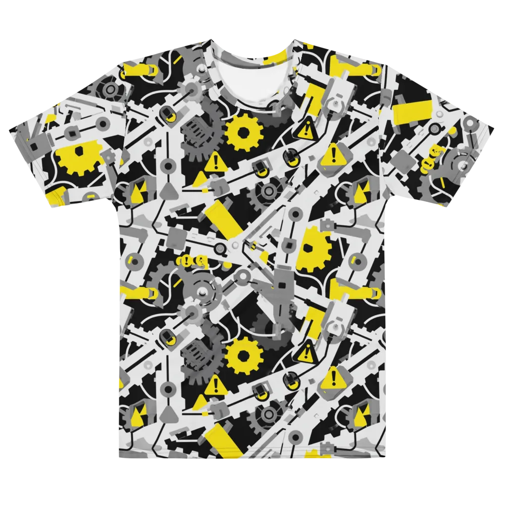 Chrome Hazard on Men's Cotton Crew Neck T-Shirt — Front