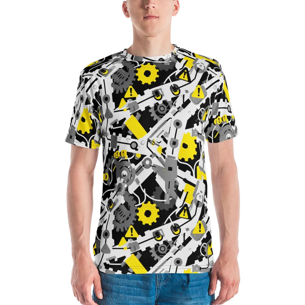 Chrome Hazard on Men's Crew Neck T-Shirt — Front
