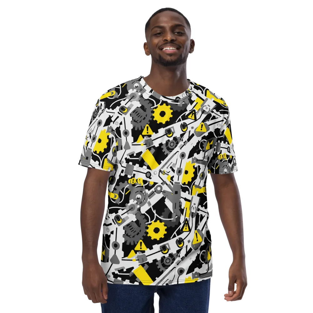 Chrome Hazard on Men's Crew Neck T-Shirt — Front
