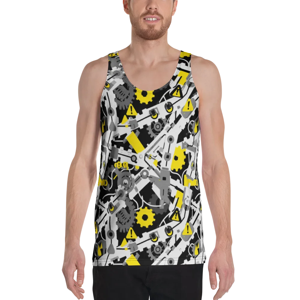 Chrome Hazard on Men's Tank Top — Front