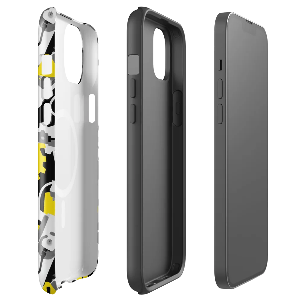 Chrome Hazard on MagSafe Tough Case for iPhone® — Front