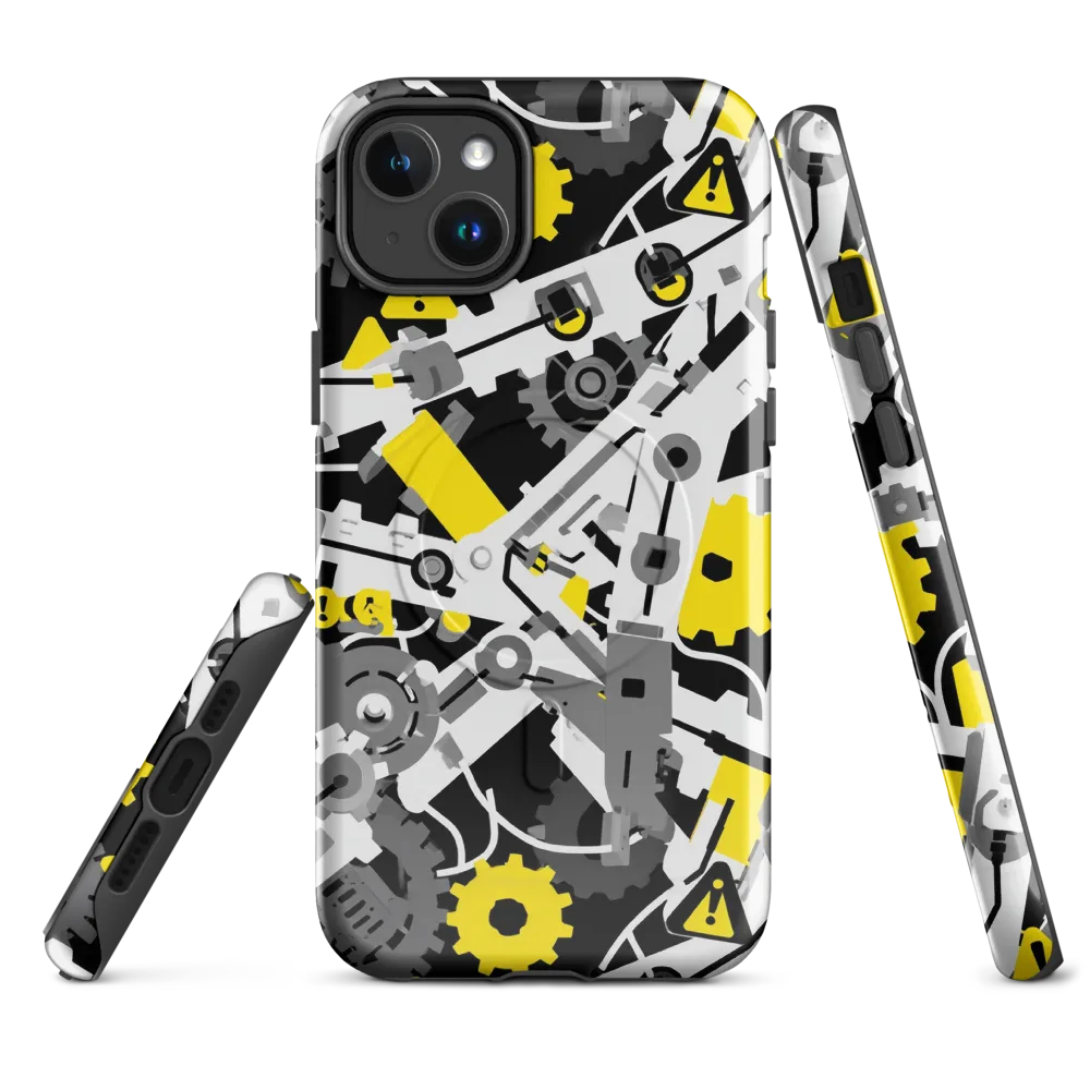 Chrome Hazard on MagSafe Tough Case for iPhone® — Front