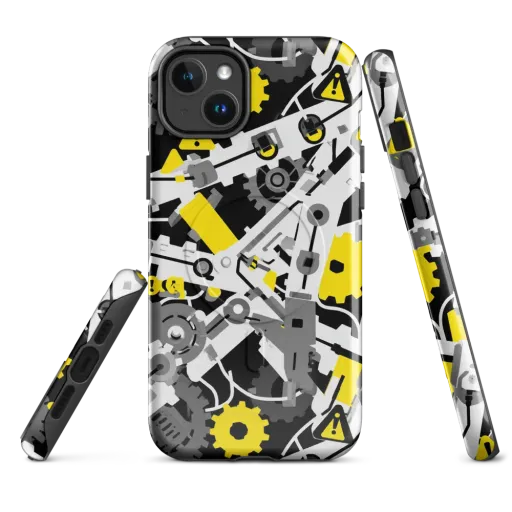Chrome Hazard on a MagSafe Tough Case for iPhone®