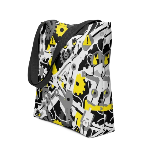 Chrome Hazard on a Tote Bag