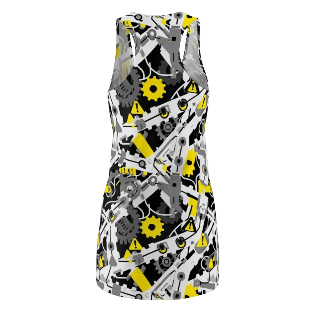 Chrome Hazard on Racerback Dress — Back