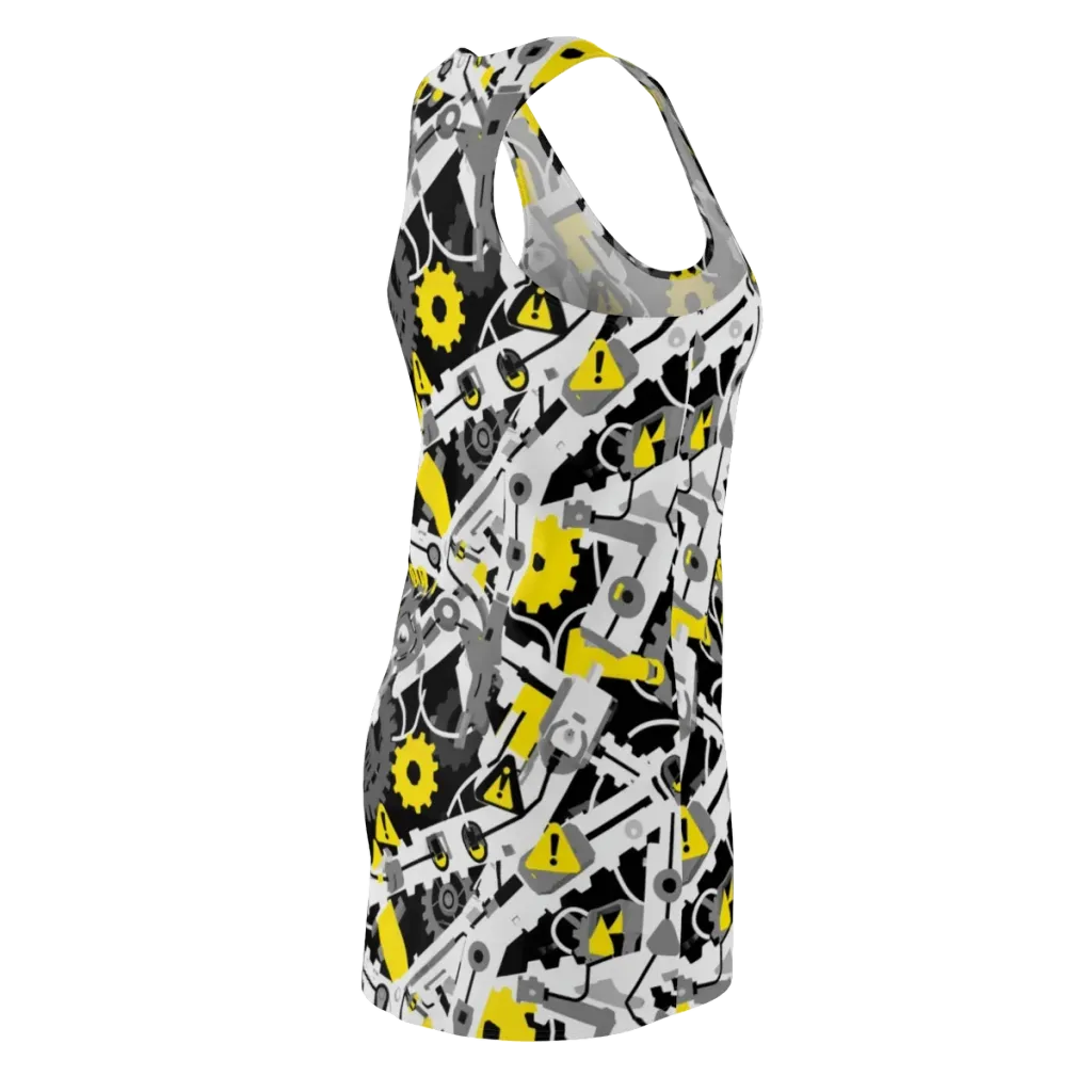 Chrome Hazard on Racerback Dress — Back Side