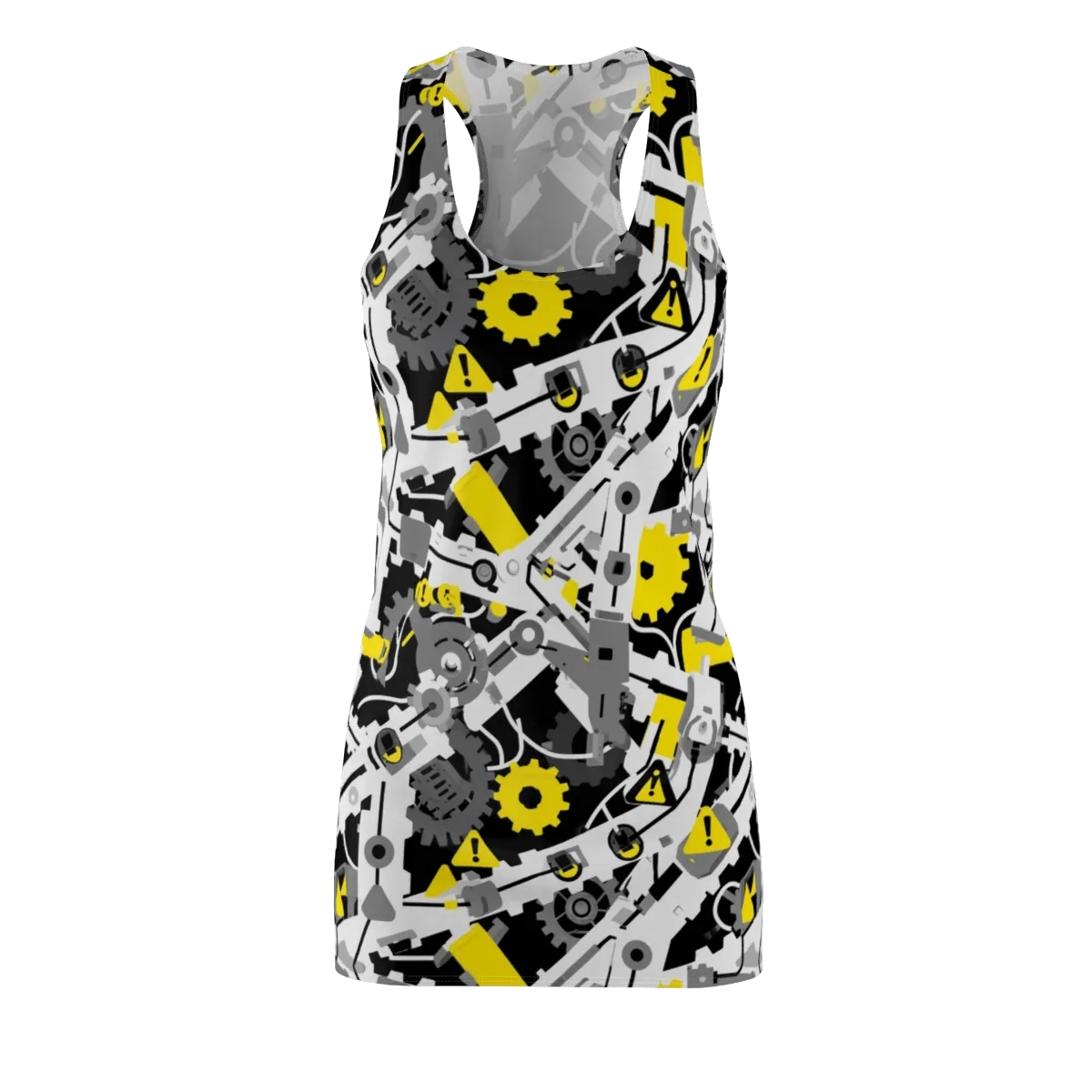 Chrome Hazard on Racerback Dress — Front