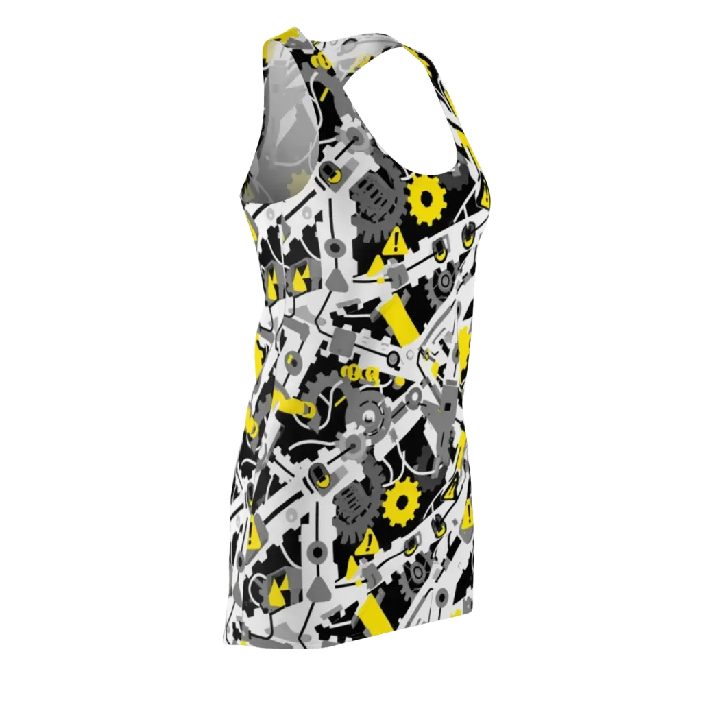 Chrome Hazard on Racerback Dress — Front Side