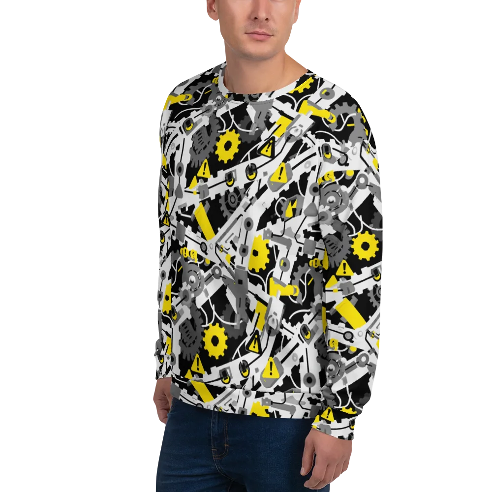 Chrome Hazard on Sweatshirt — Left Front