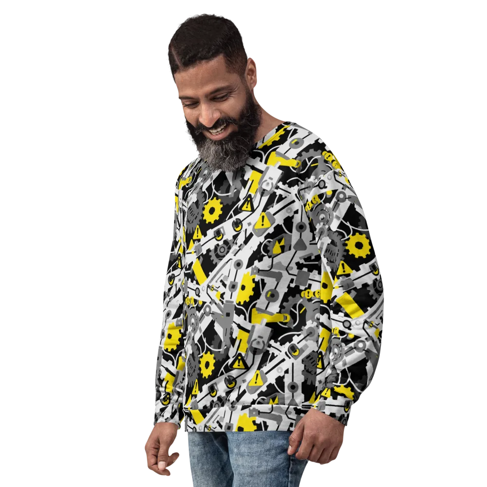 Chrome Hazard on Sweatshirt — Left Front
