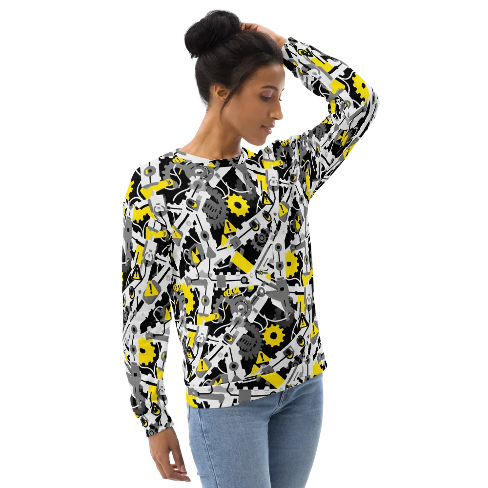 Chrome Hazard on Sweatshirt — Right Front