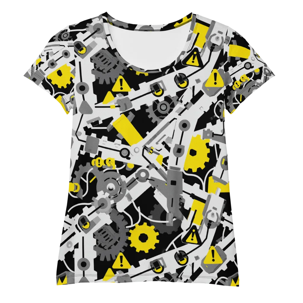 Chrome Hazard on Women's Athletic T-Shirt — Front