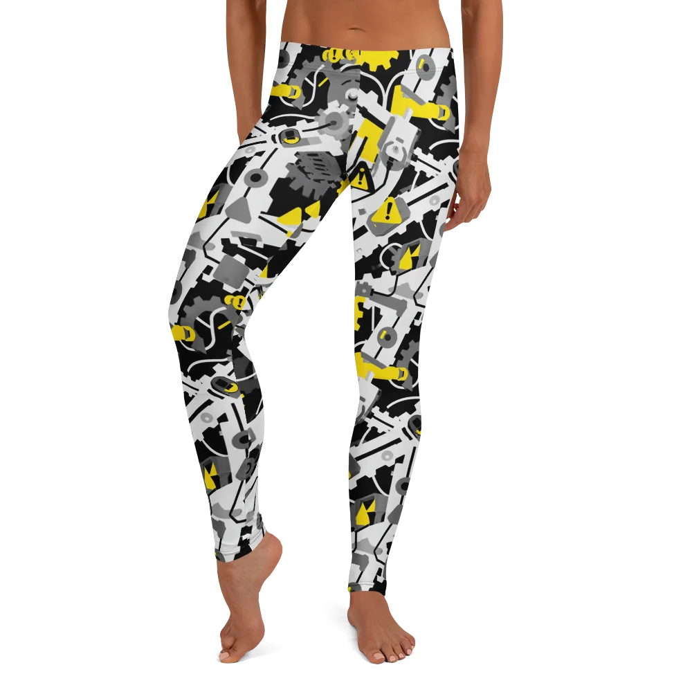 Chrome Hazard on Leggings — Front