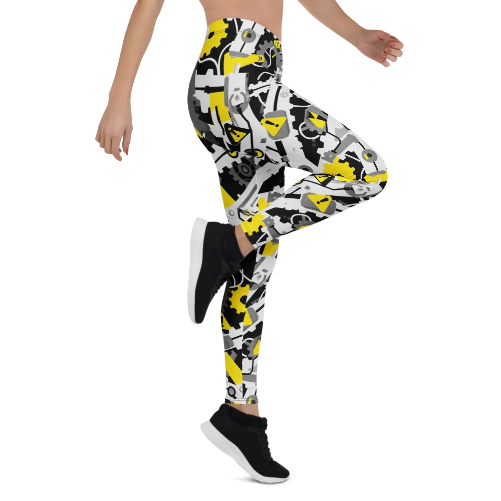 Chrome Hazard on Leggings — Right