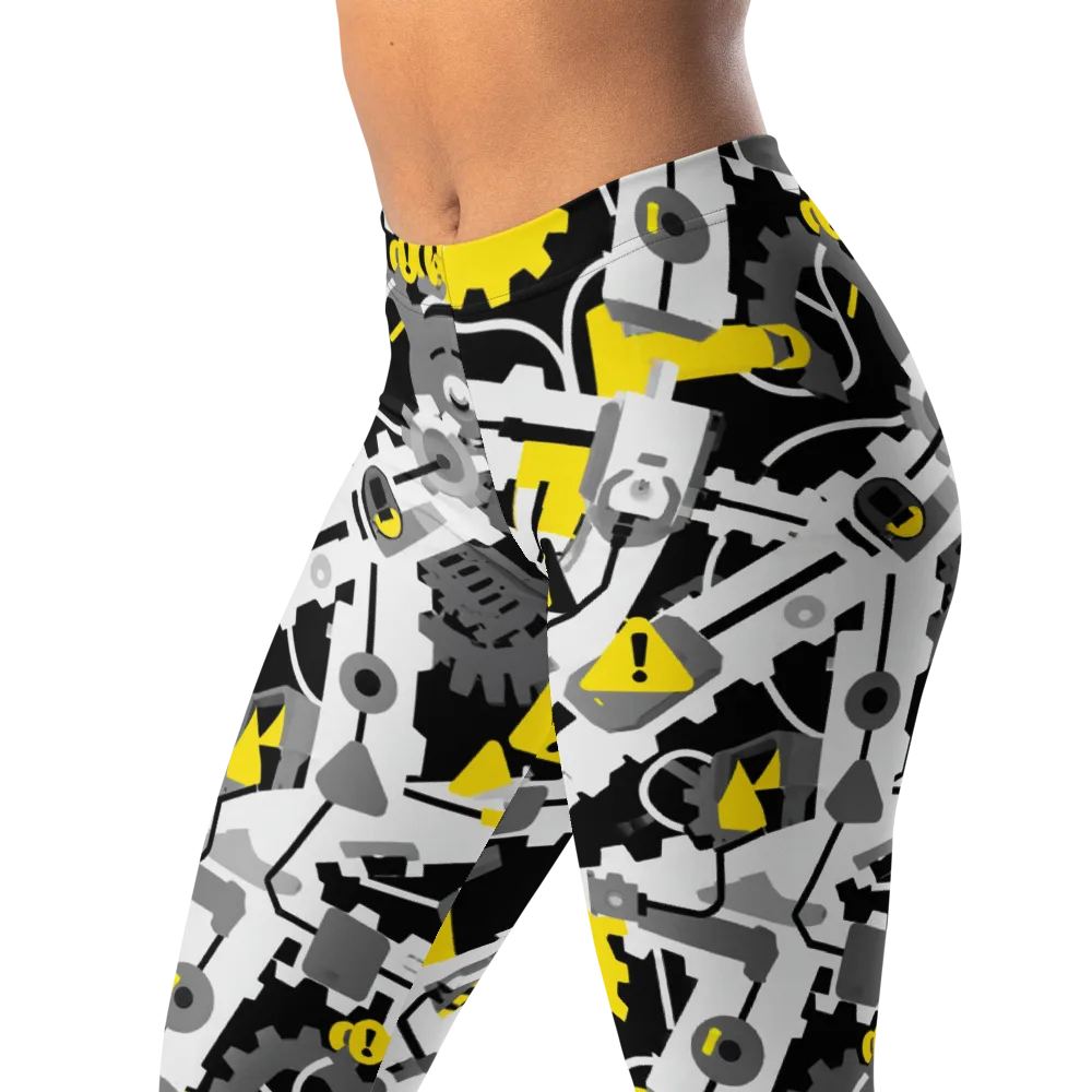 Chrome Hazard on Leggings — Left Front