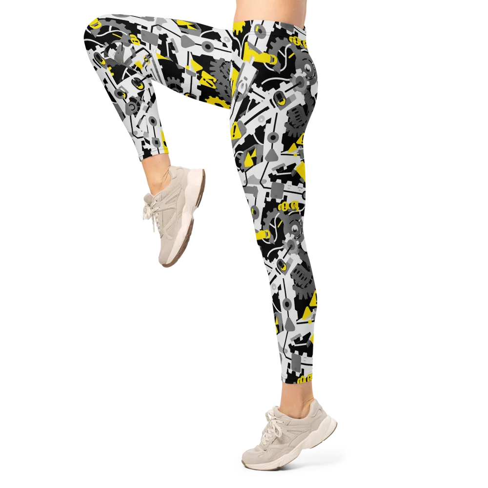 Chrome Hazard on Leggings — Left