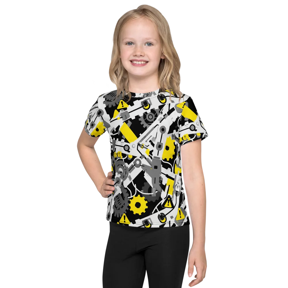 Chrome Hazard on Kids Crew Neck T-Shirt — Front