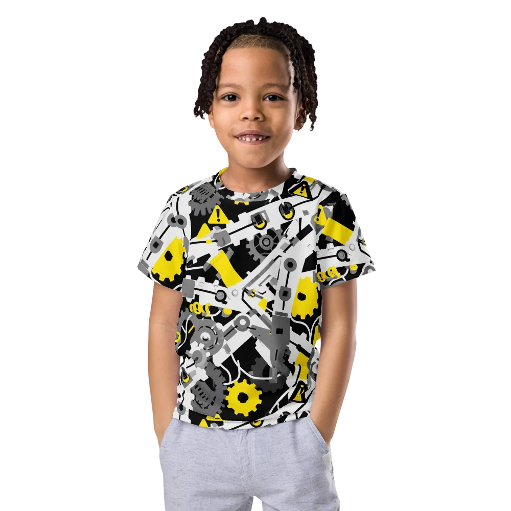 Chrome Hazard on Kids Crew Neck T-Shirt — Front