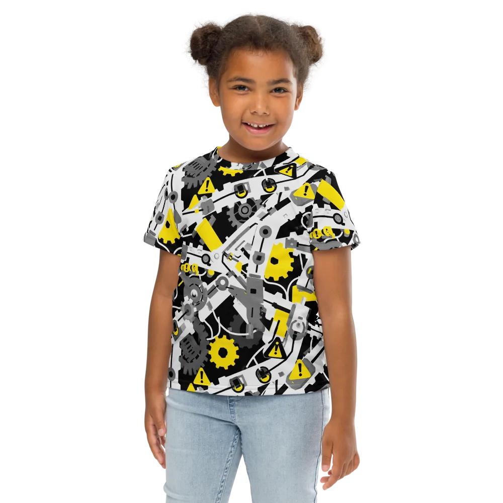 Chrome Hazard on Kids Crew Neck T-Shirt — Front